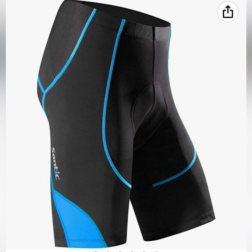 NWT Santic Cycling Shorts Padded